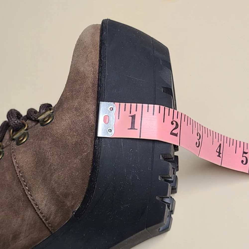 Polo Ralph Lauren Helene Chunky platform boots size 39 - Picture 12 of 13